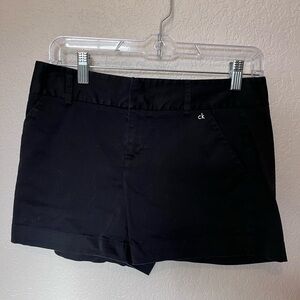 Calvin Klein Black Shorts Tailored Fit
